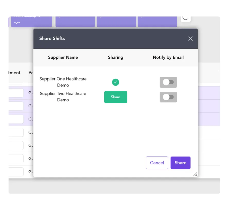Manage Suppliers Centrally foreground image